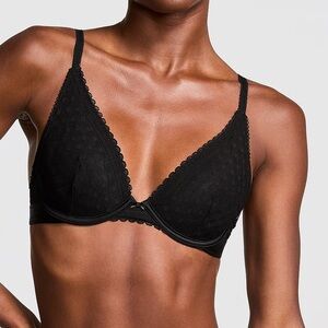 VS PINK | WINK Unlined Plunge Bra Size 36D